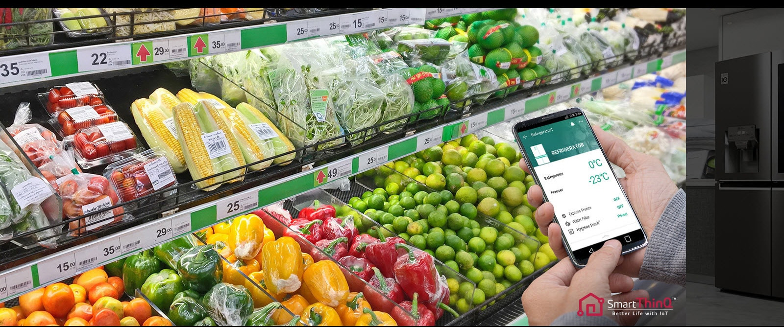 یخچال ساید بای ساید ال جی هوشمند
