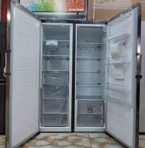 خرید یخچال دوقلو ال جی سیلور وای فای دار 411-414 در راضی کالا