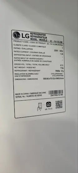 مشخصات یخچال دوقلو ال جی 411-414 سیلور