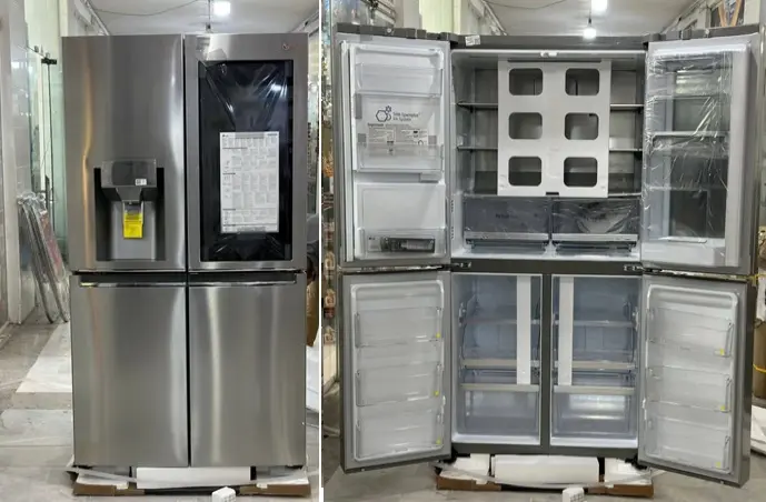 ظرفیت یخچال اینستاویو کره ایی ال جی X945 در بانه