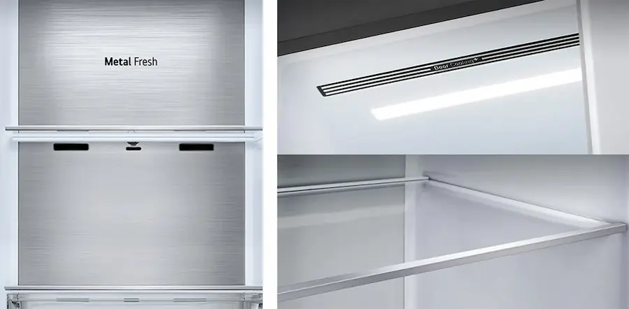 سیستم Door Cooling و Metal Fresh