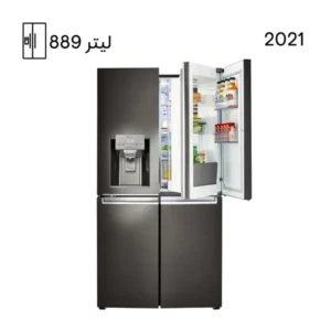 یخچال فریزر ساید 5 درب 34 فوت عمق 90 دودی ال جی مدل J35