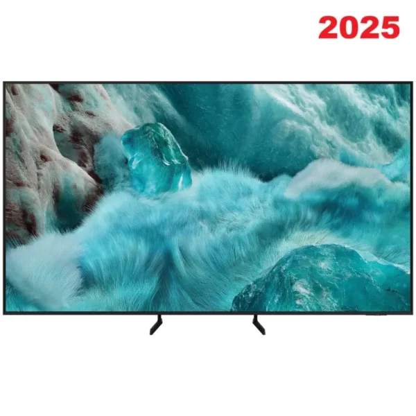 تلویزیون 55 اینچ سامسونگ مدل Q7F محصول 2025 با قابلیت تنظیم ارتفاع و عرض پایه‌ها